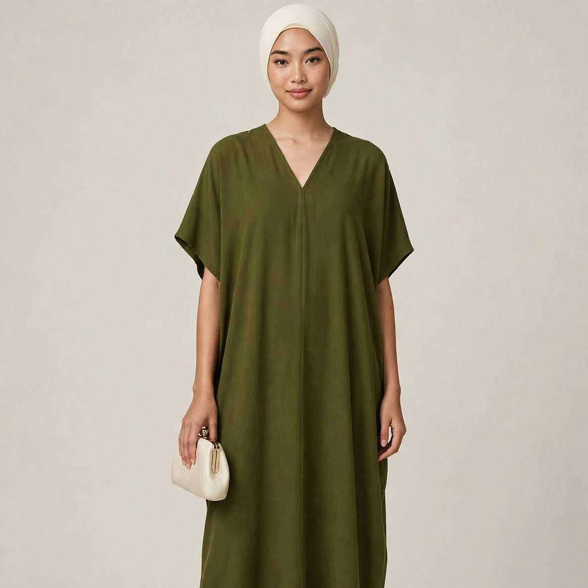 V-Shape Ironless Kaftan