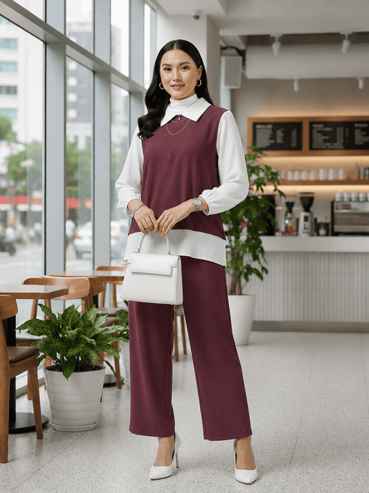 New Arrival Casual Blouse & Pants Set