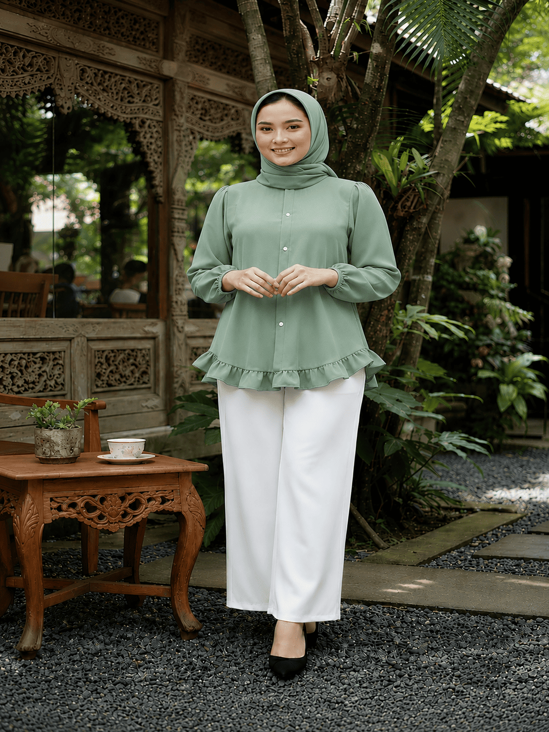 Premium Ironless CEY Blouse – Daily Wear