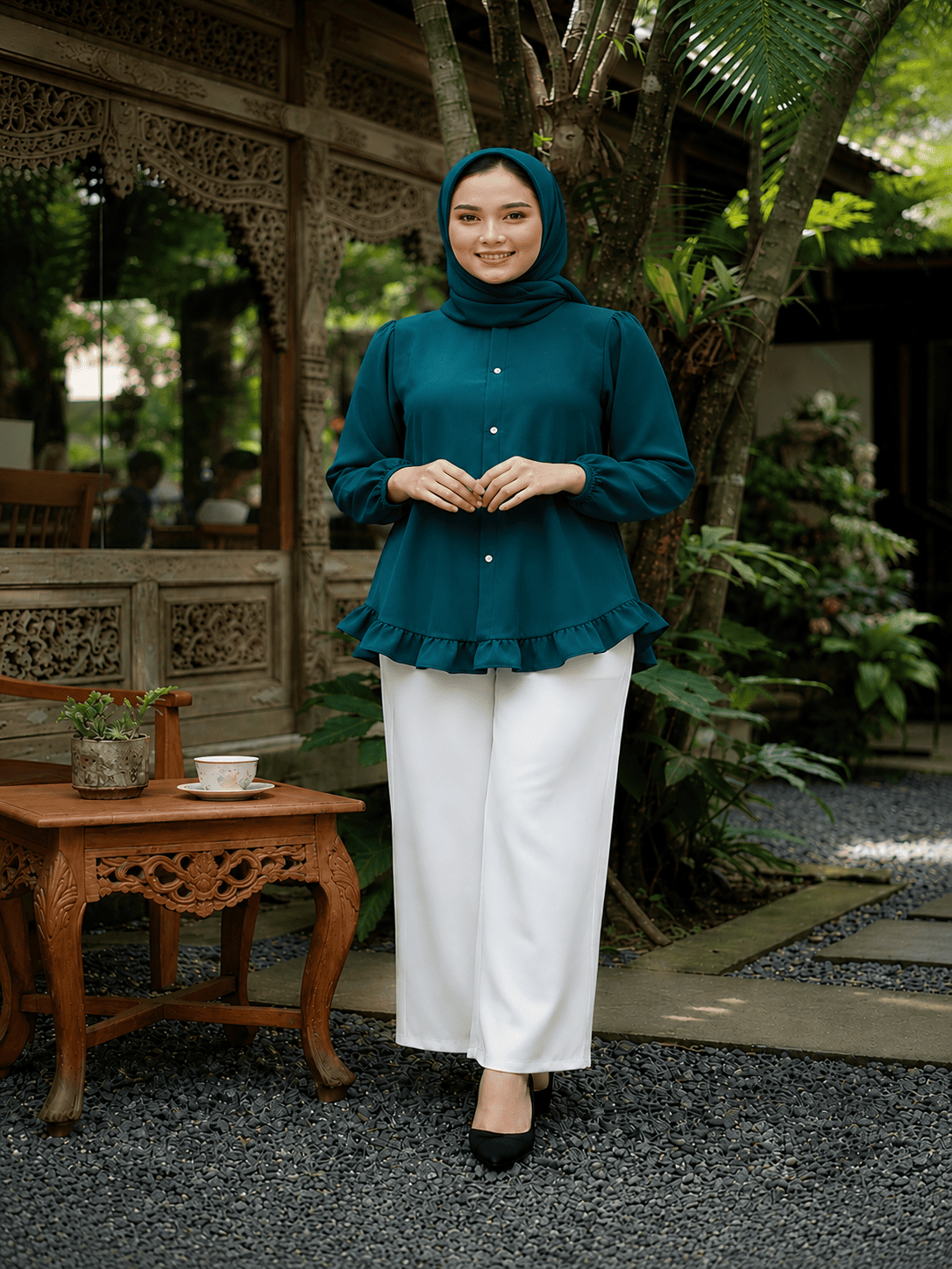 Premium Ironless CEY Blouse – Daily Wear