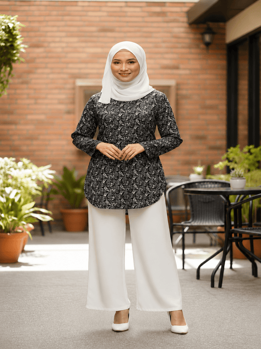New Printed Pattern Blouse  Premium Crepe