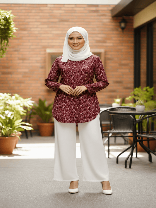 New Printed Pattern Blouse  Premium Crepe