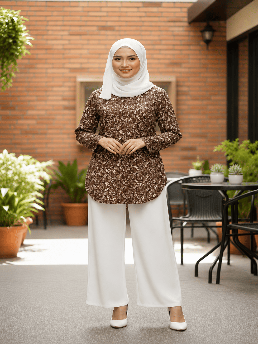 New Printed Pattern Blouse  Premium Crepe