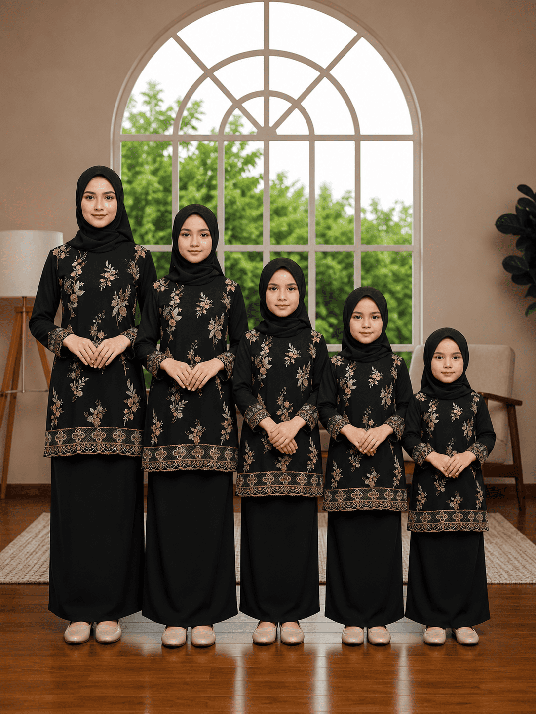 Modern Lace Baju Kurung Set