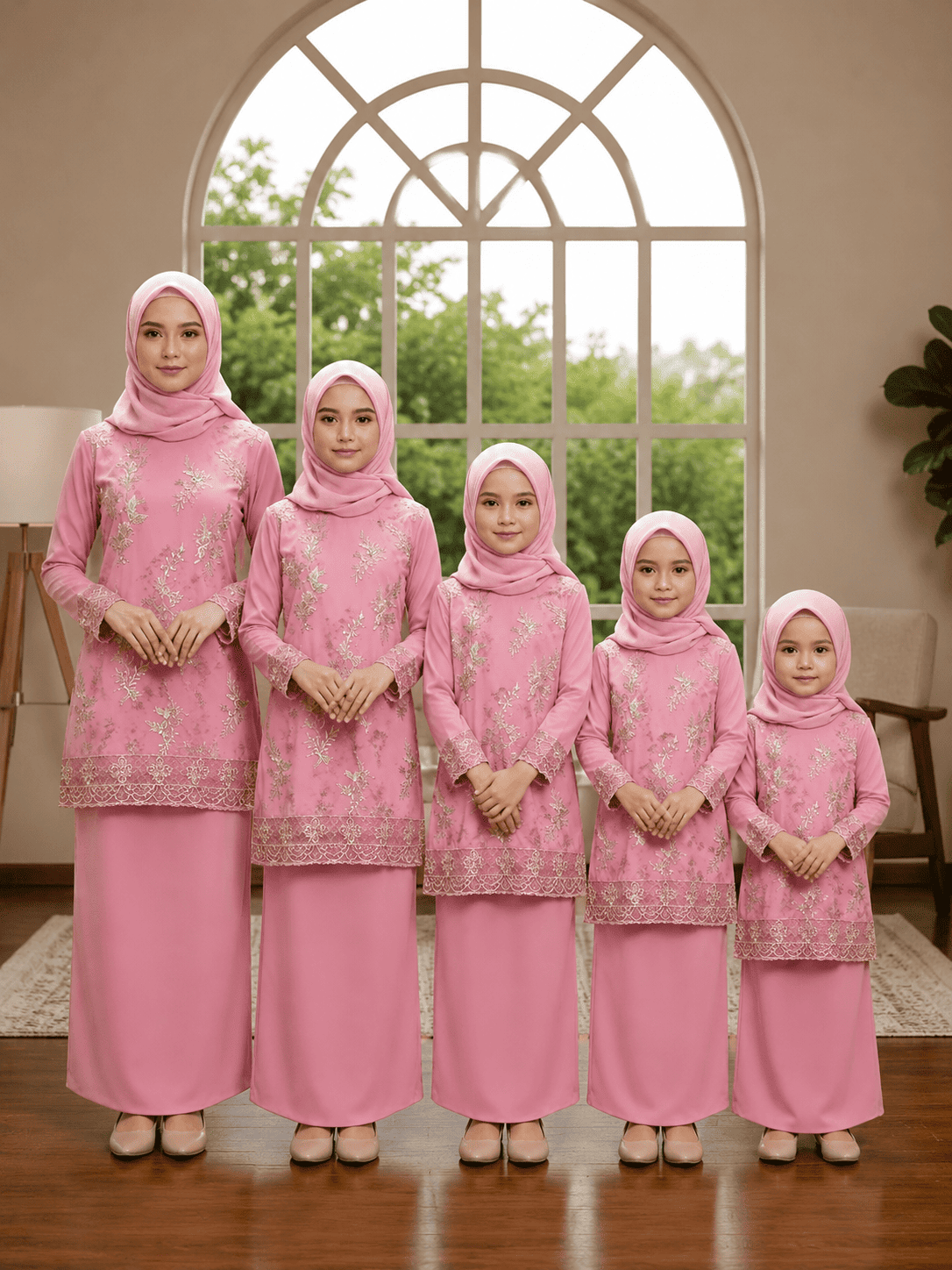 Modern Lace Baju Kurung Set