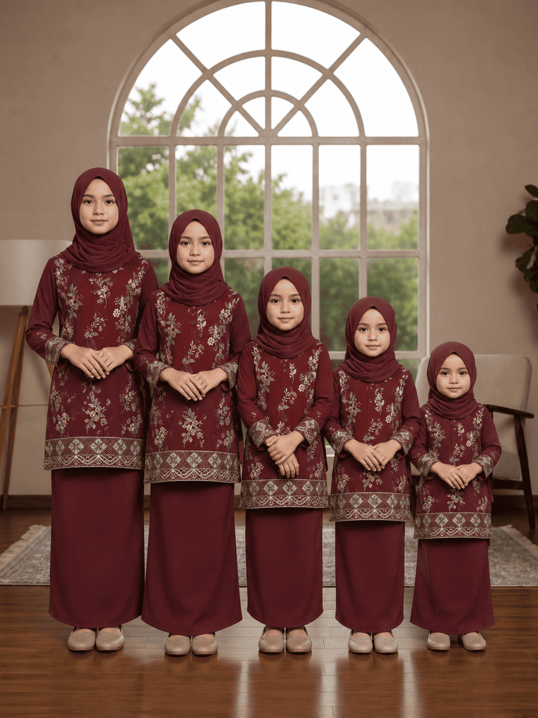 Modern Lace Baju Kurung Set