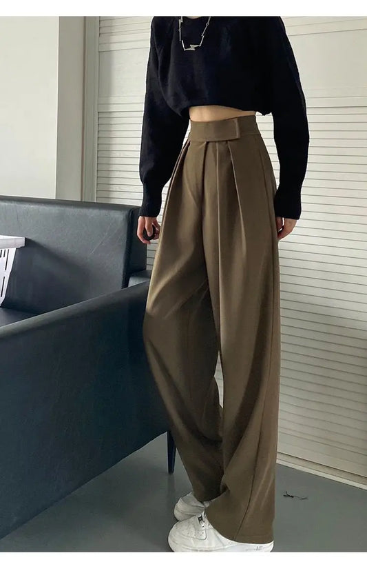 Wide Leg Palazzo Trousers