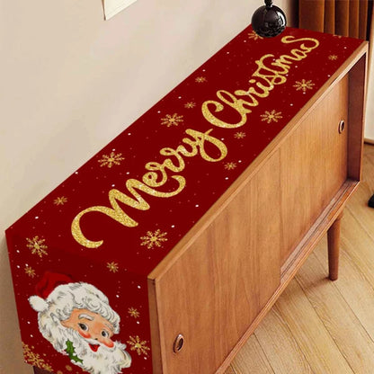 Santa Claus Christmas Table Runner Christmas Decorations