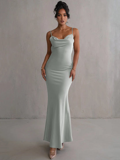 Open-back Evening Dress