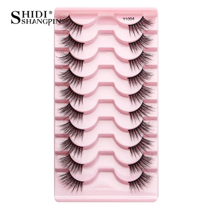 False Eyelashes Soft Faux Mink Lashes Reusable Natural