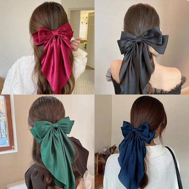 Chiffon Bow Hair Clip