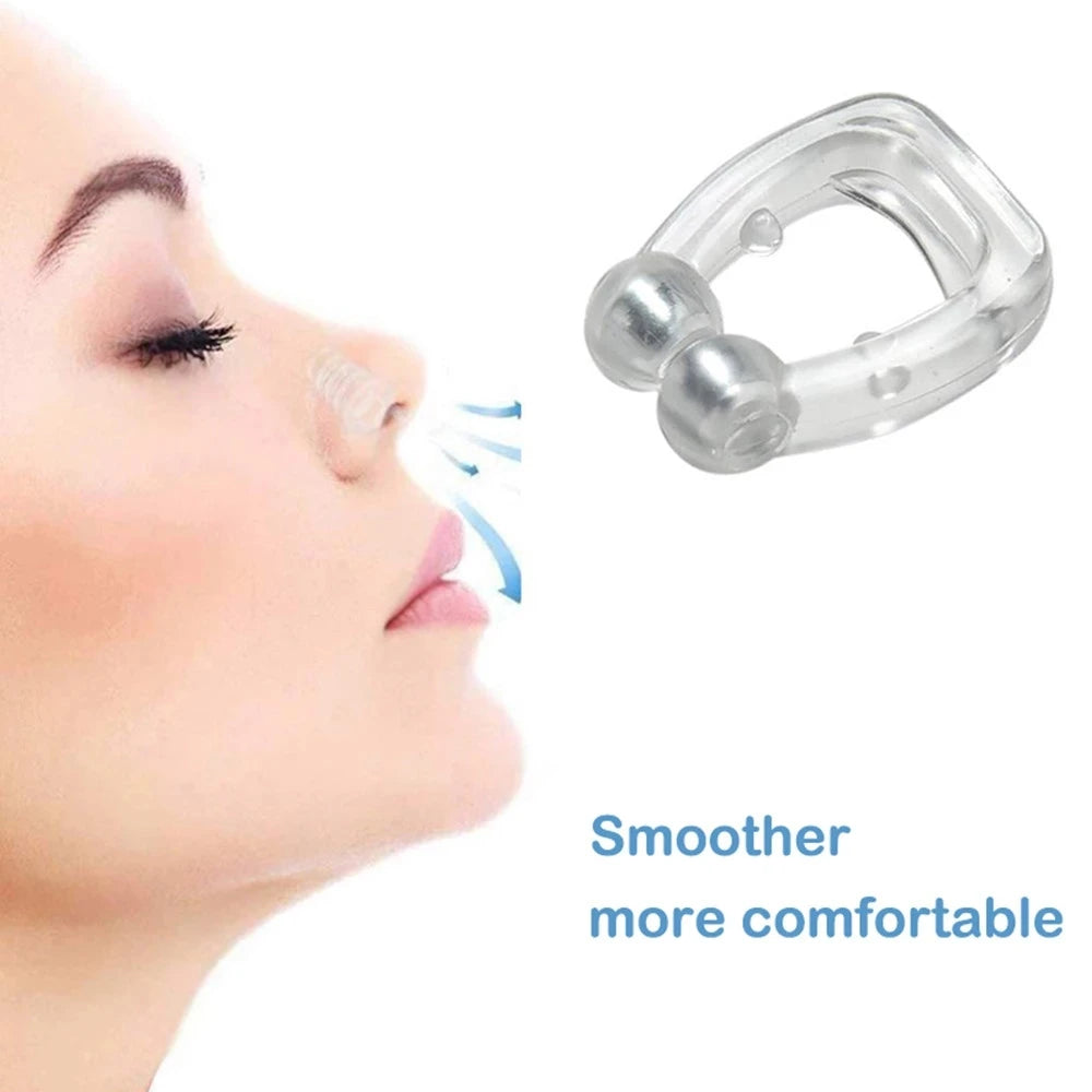 Magnetic Anti Snore Device Stop Snoring Nose Clip Easy