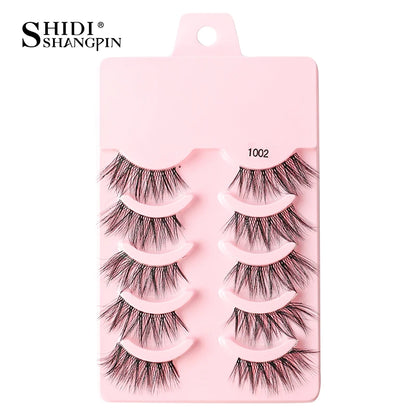 False Eyelashes Soft Faux Mink Lashes Reusable Natural