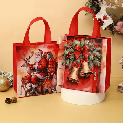 Christmas Gift Bag Santa Non-Woven Bag Christmas Decorations