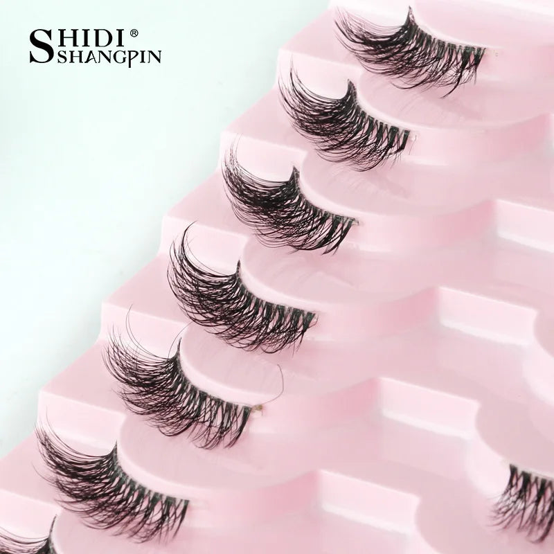 False Eyelashes Soft Faux Mink Lashes Reusable Natural