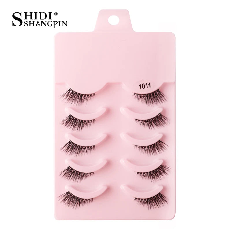 False Eyelashes Soft Faux Mink Lashes Reusable Natural