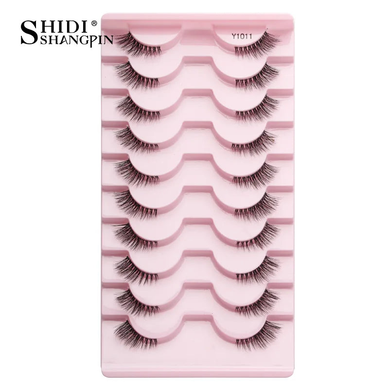 False Eyelashes Soft Faux Mink Lashes Reusable Natural