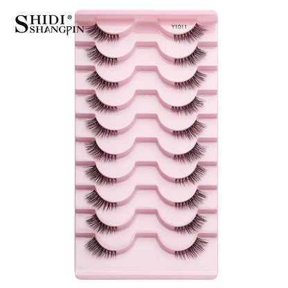 False Eyelashes Soft Faux Mink Lashes Reusable Natural