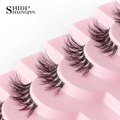 False Eyelashes Soft Faux Mink Lashes Reusable Natural