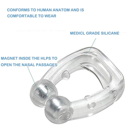 Magnetic Anti Snore Device Stop Snoring Nose Clip Easy