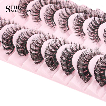 False Eyelashes Soft Faux Mink Lashes Reusable Natural