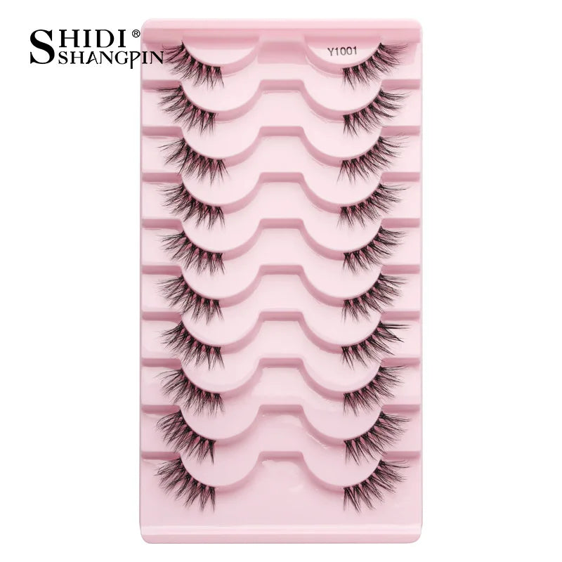 False Eyelashes Soft Faux Mink Lashes Reusable Natural