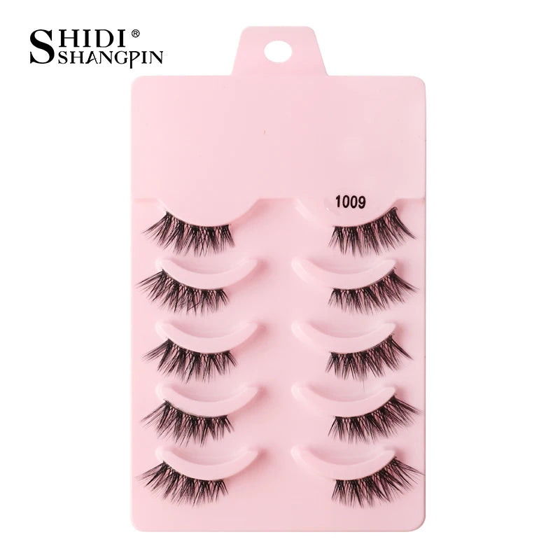 False Eyelashes Soft Faux Mink Lashes Reusable Natural