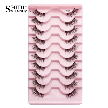 False Eyelashes Soft Faux Mink Lashes Reusable Natural