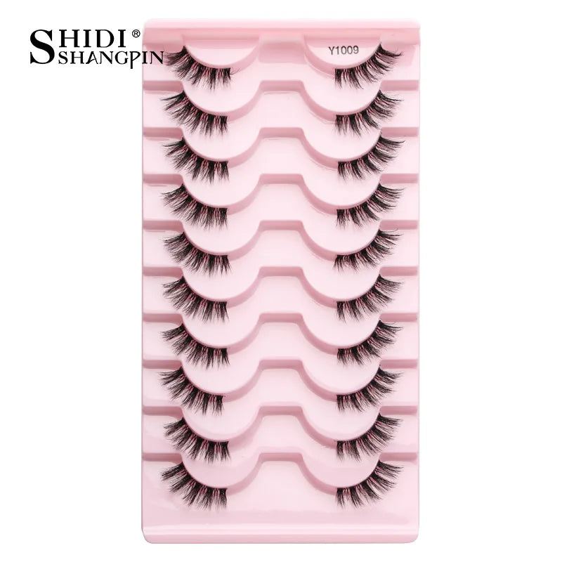 False Eyelashes Soft Faux Mink Lashes Reusable Natural