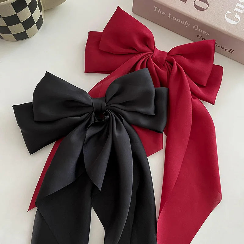 Chiffon Bow Hair Clip