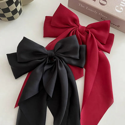 Chiffon Bow Hair Clip