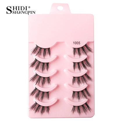 False Eyelashes Soft Faux Mink Lashes Reusable Natural