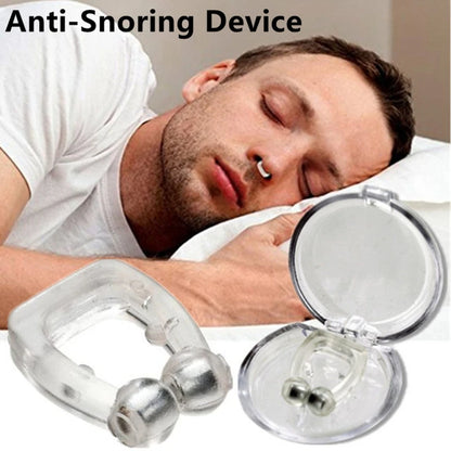 Magnetic Anti Snore Device Stop Snoring Nose Clip Easy