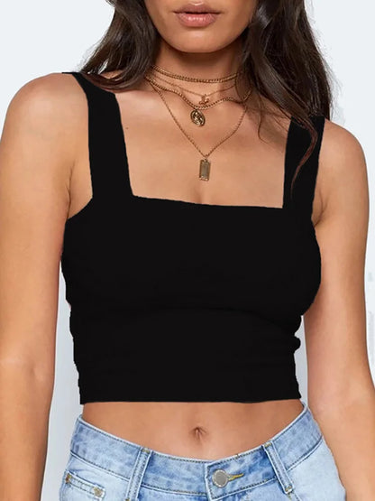 Square Neck Summer Crop Top