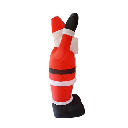 Santa Claus Waving Hand Inflate Model Christmas Decoration