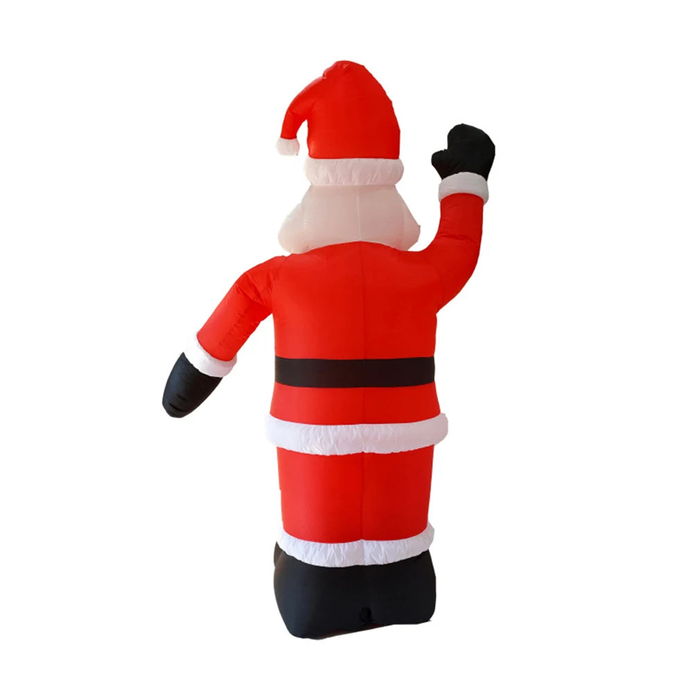 Santa Claus Waving Hand Inflate Model Christmas Decoration