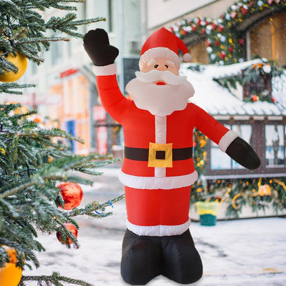 Santa Claus Waving Hand Inflate Model Christmas Decoration