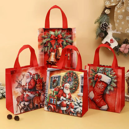 Christmas Gift Bag Santa Non-Woven Bag Christmas Decorations