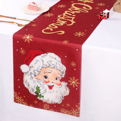 Santa Claus Christmas Table Runner Christmas Decorations