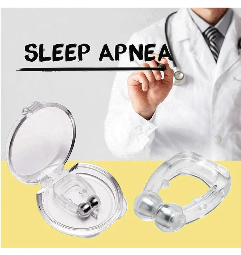 Magnetic Anti Snore Device Stop Snoring Nose Clip Easy