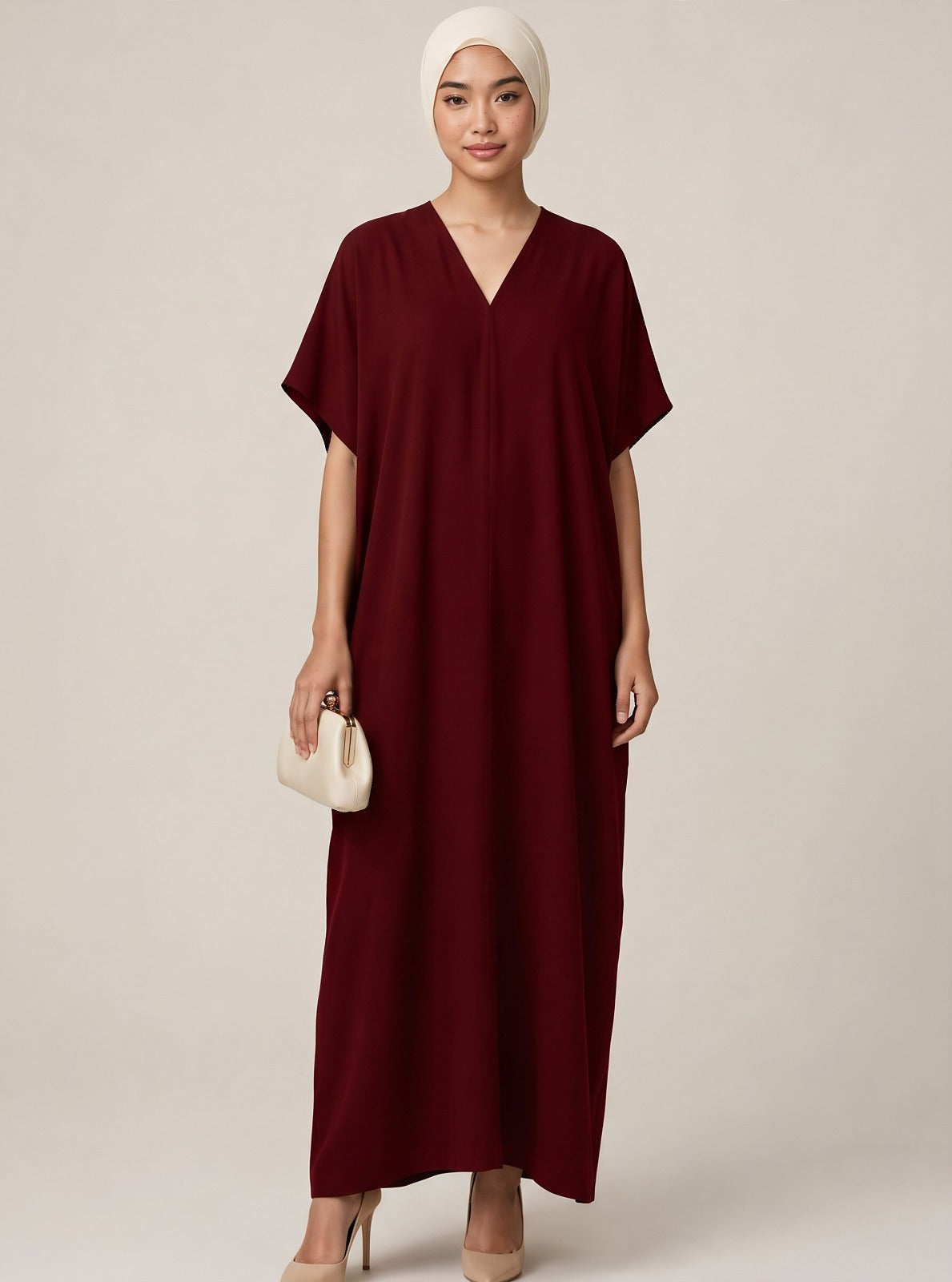 V-Shape Ironless Kaftan