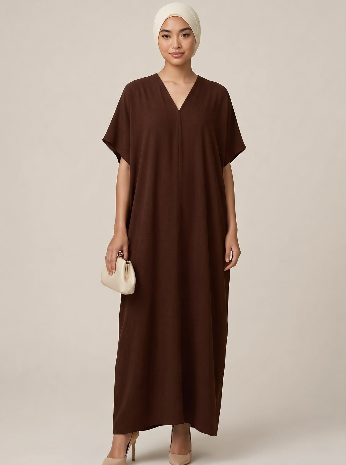 V-Shape Ironless Kaftan