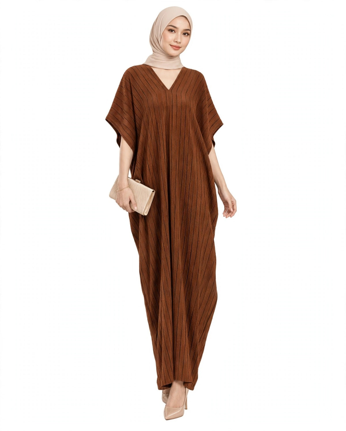 Printed Ironless Kaftan