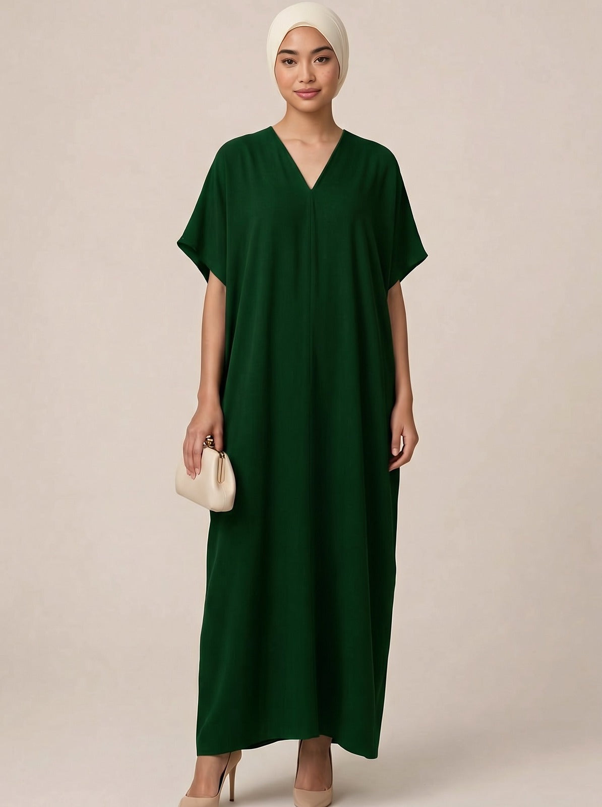 V-Shape Ironless Kaftan
