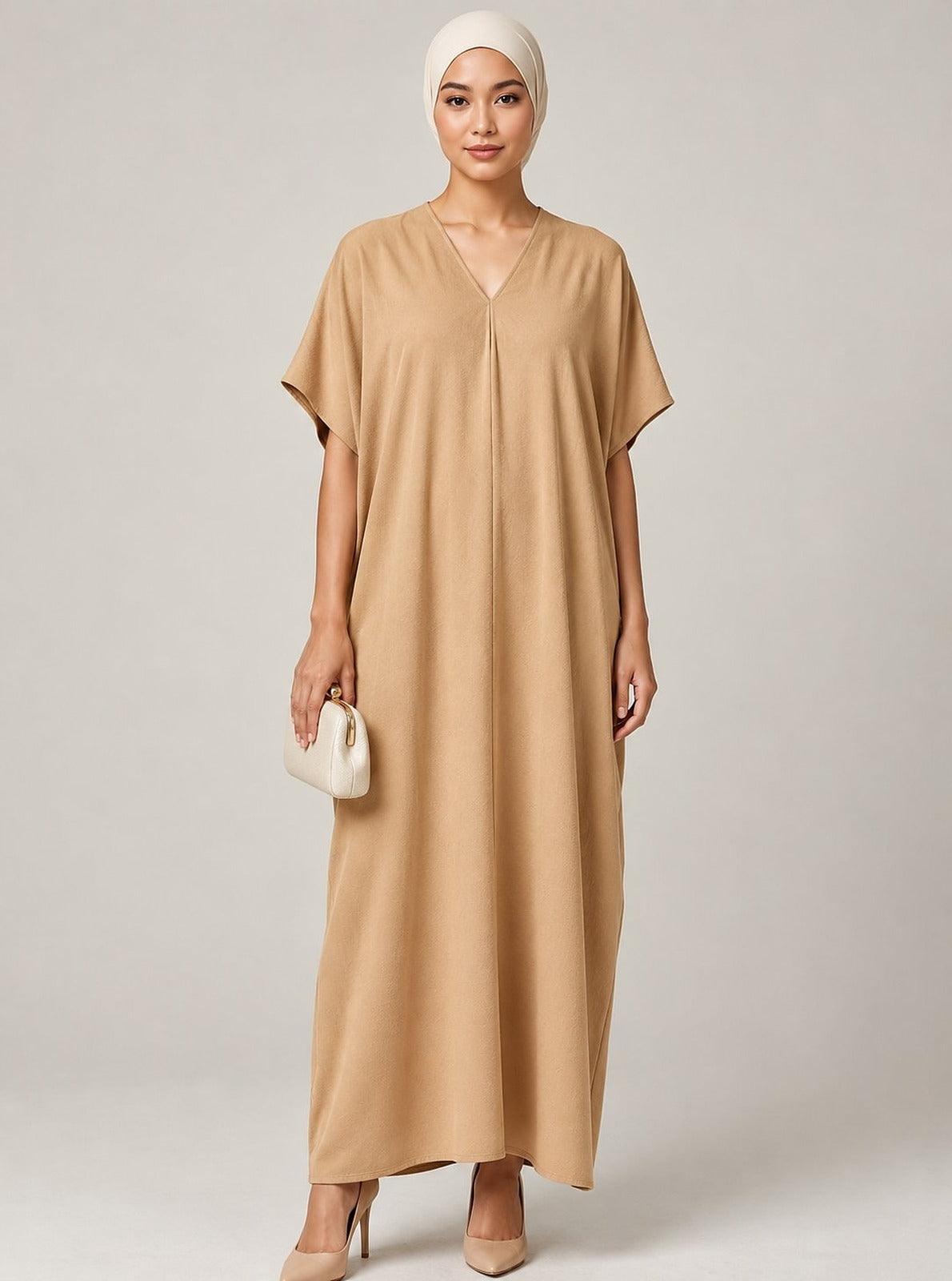 V-Shape Ironless Kaftan