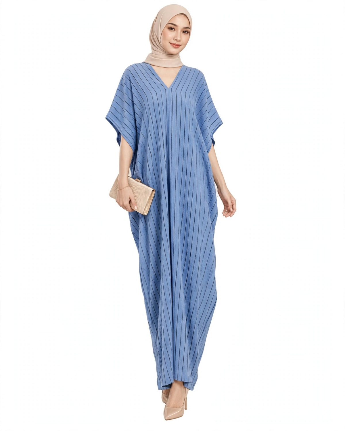 Printed Ironless Kaftan