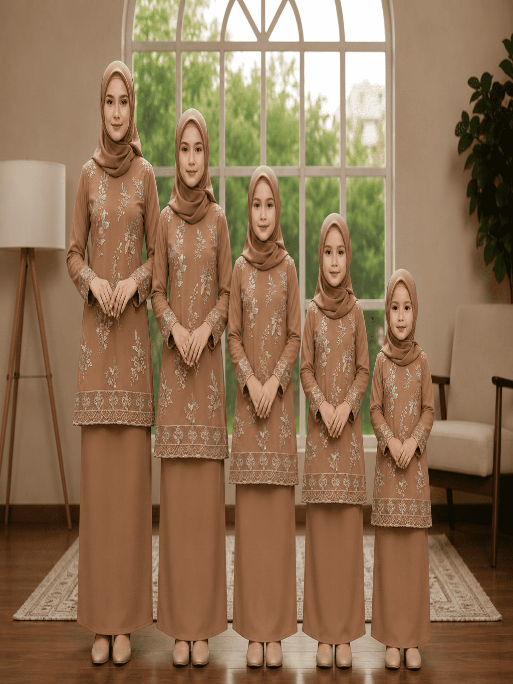 Modern Lace Baju Kurung Set