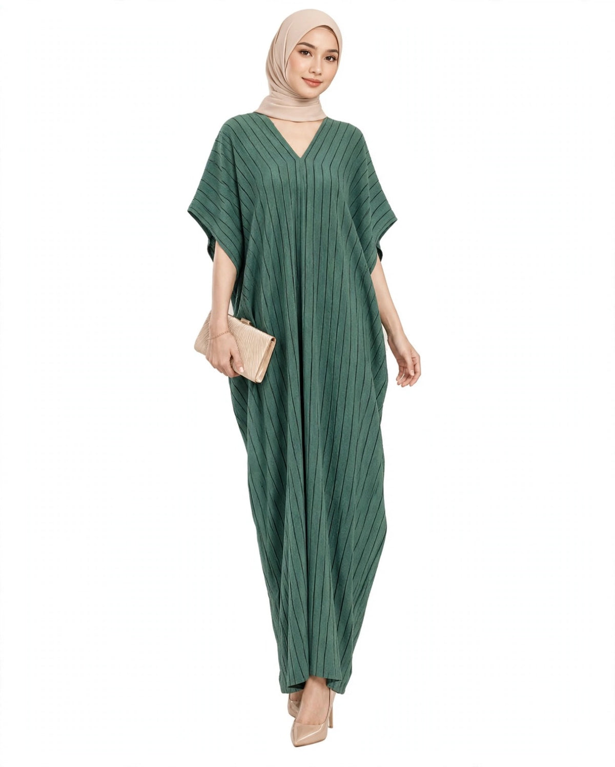 Printed Ironless Kaftan