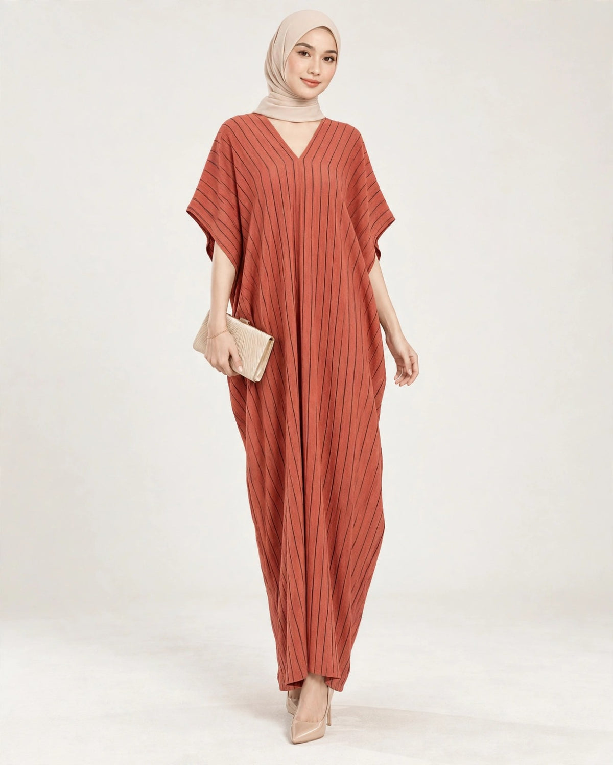 Printed Ironless Kaftan