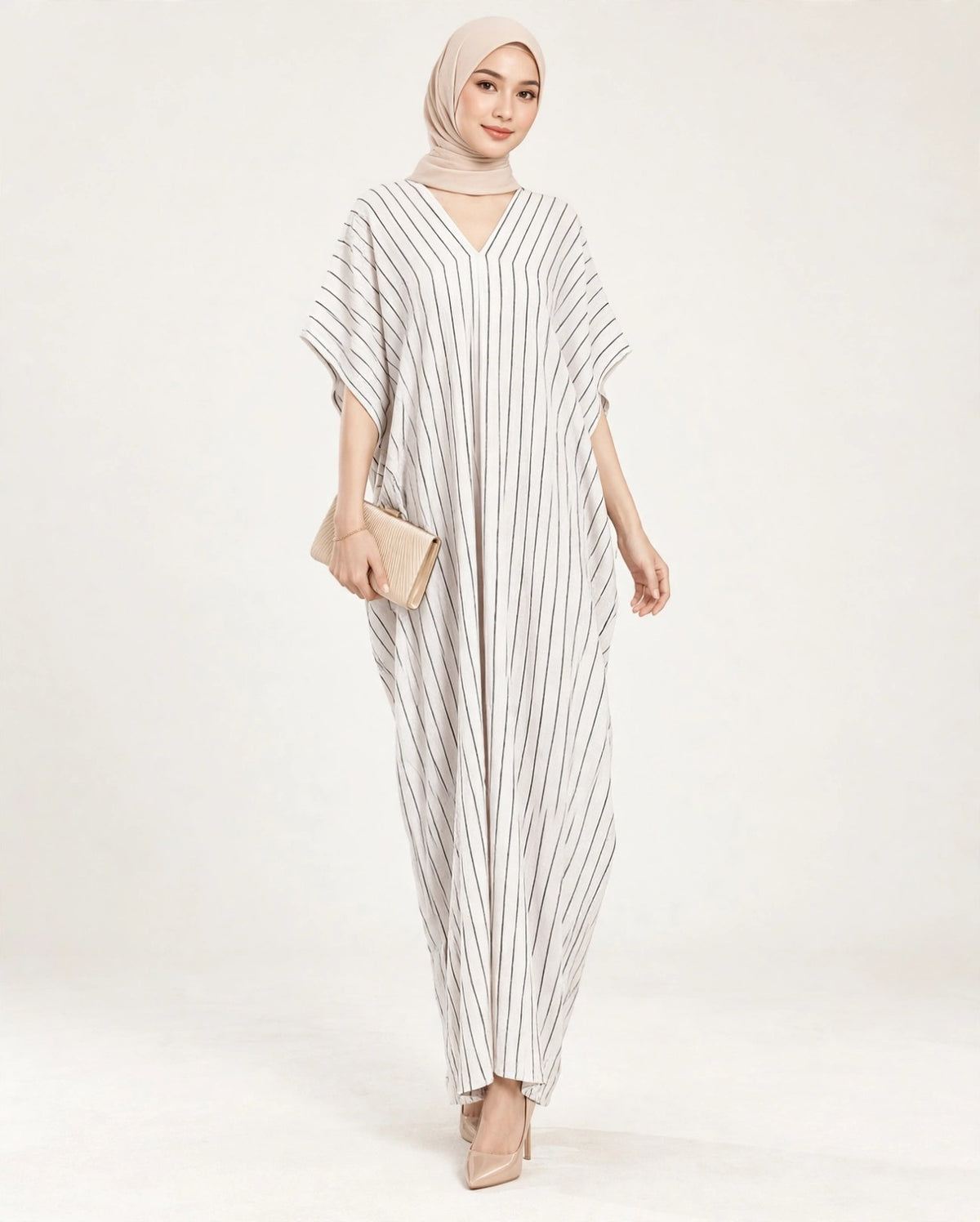 Printed Ironless Kaftan